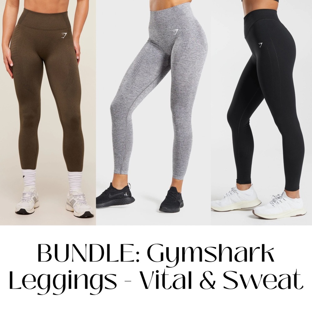 ✨BUNDLE✨ 3 pairs of Gymshark Leggings - Vital & Sweat